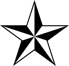 Black and White Star